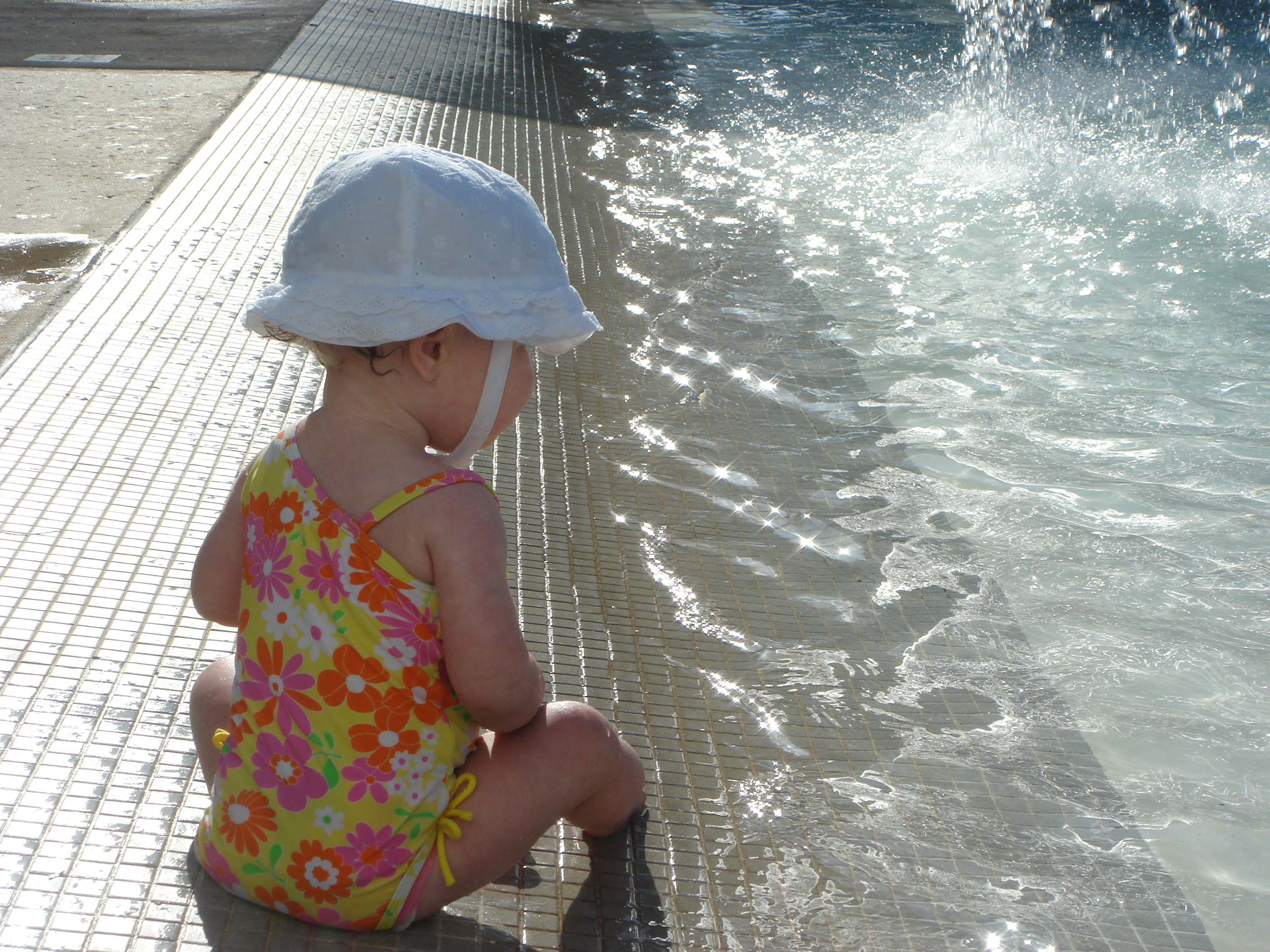 Emily loves to swim