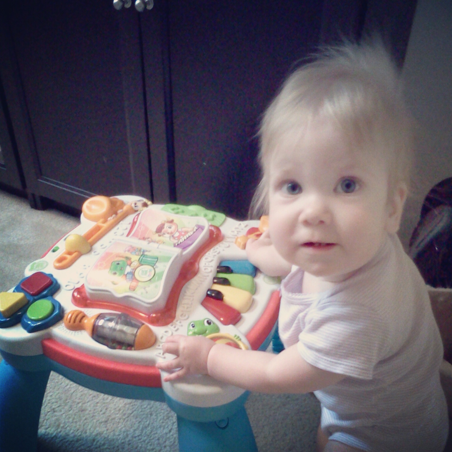 Molly making music