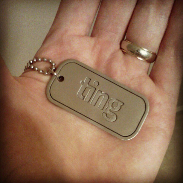 Ting Dog Tag